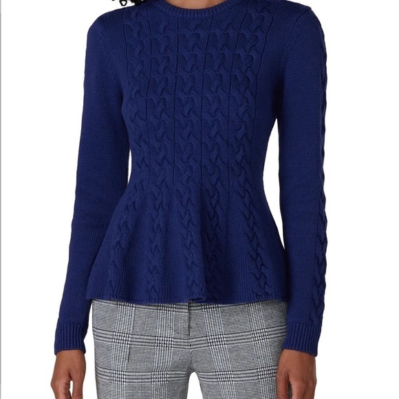 Jason Wu Collective
Blue Peplum Sweater size medium - Picture 2 of 8
